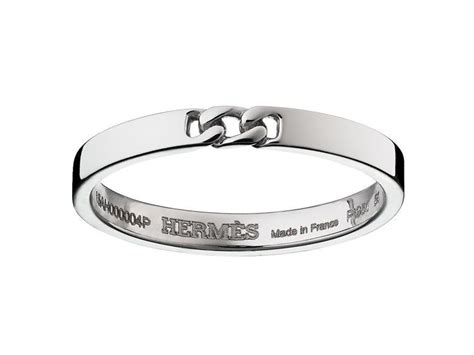 bague hermes homme argent|bague hermes argent maillon.